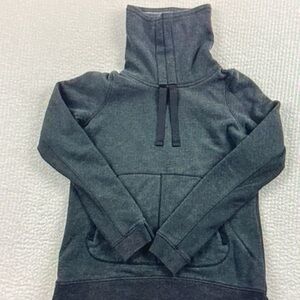 lululemon athletica Charcoal Cowl Neck Sweater